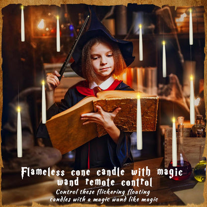 Whimsical LED Candles With Remote