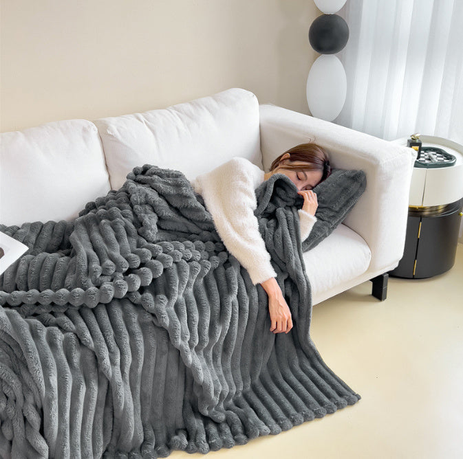 Soft Plush Winter Throw Blanket