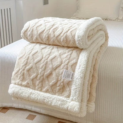 Cozy Soft Plush Throw Blanket for Home Decor