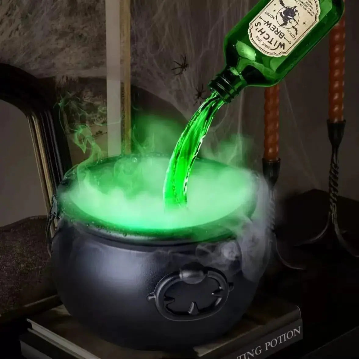 Mystic Fog Cauldron with Spooky Mist Effect