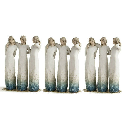 Decorative Hand Painted Figurine By My Side