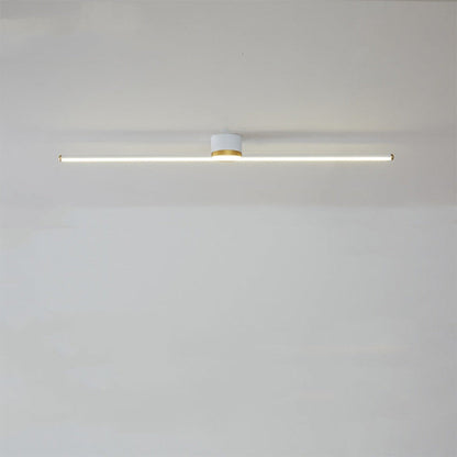 Sleek Contemporary LED Semi Flush Ceiling Lamp