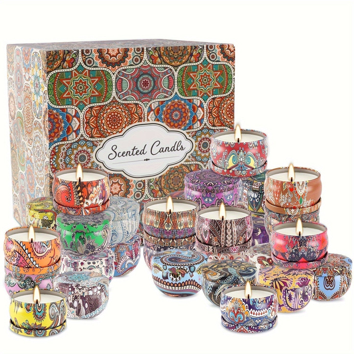Relaxing Home Scented Candles with Fresh Fragrances