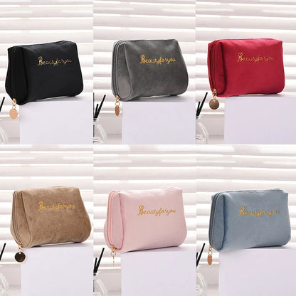 Luxurious Soft Makeup Pouch