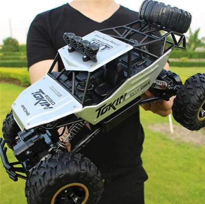 Rugged 4x4 RC Monster Truck with Big Tires