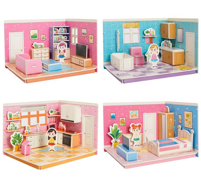 Fesara | Fun 3D Building Kit – Kids Dream Home Puzzle