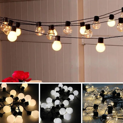 Bright Outdoor Solar Powered String Lights