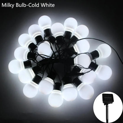 Bright Outdoor Solar Powered String Lights