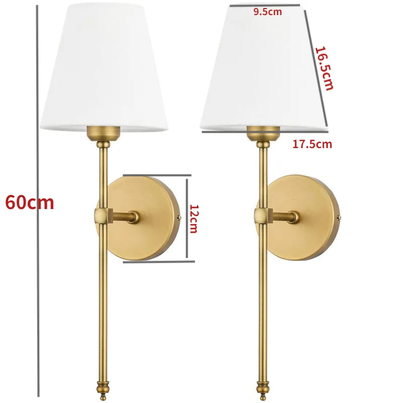 Elegant Battery Powered LED Wall Lamp