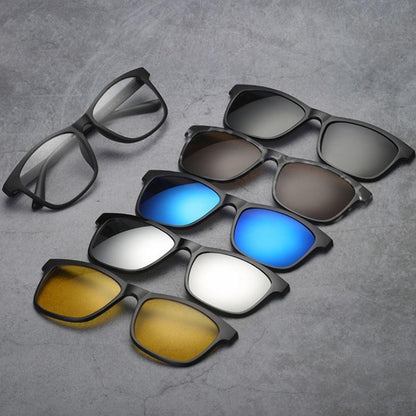 Versatile 5-in-1 Interchangeable Shades - Fesara