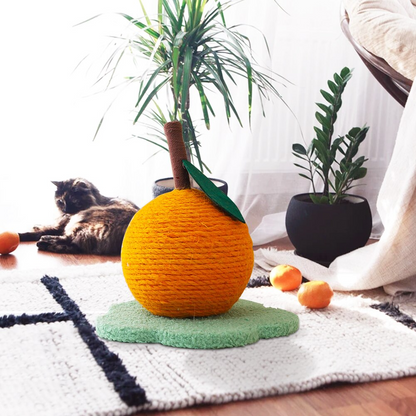 Vibrant Cat Tree Scratcher Toy