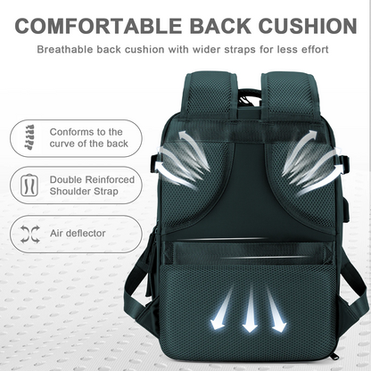 Practical Travel Backpack with USB Charger Port