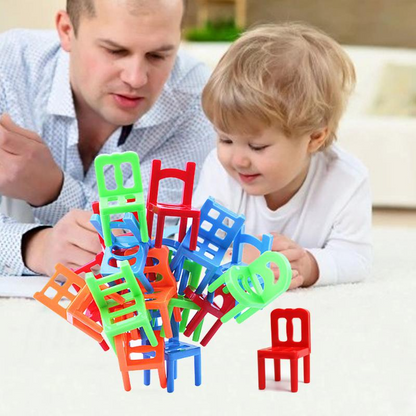Fun Kids Stacking Chair Game Set