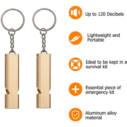Loud Emergency Survival Whistle Keychain