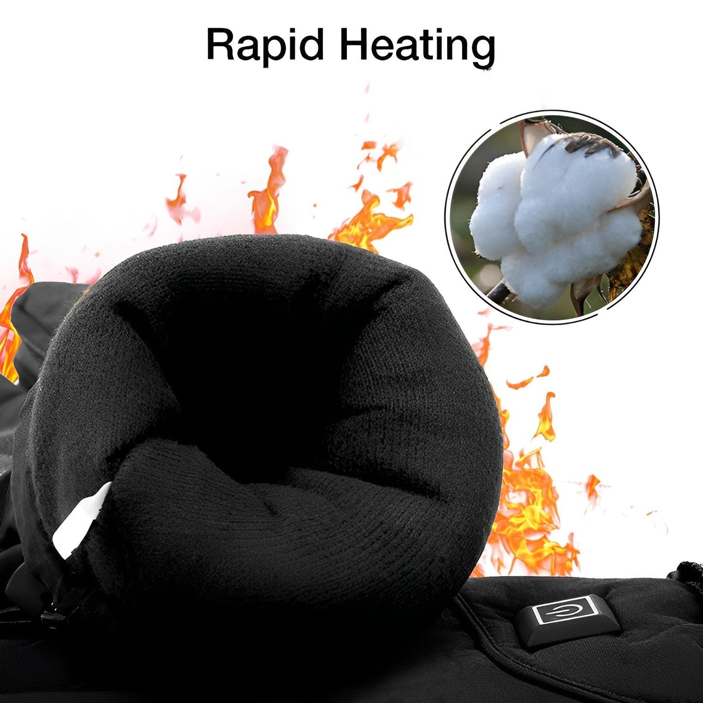 Warm Insulated Gloves for Cold Hands Fast Heat Support
