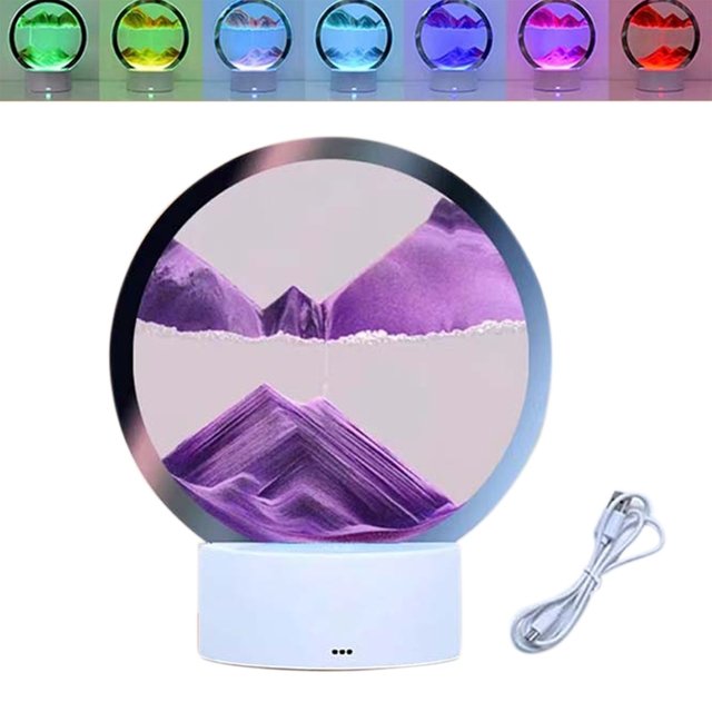 Vibrant Oceanic Art Lamp
