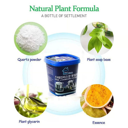 Heavy Duty Metal Cleaning Polish Paste 500g
