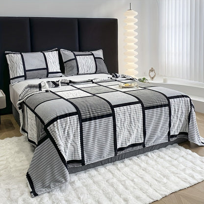 Soft Velour Throw Blanket for Cozy Home Decor