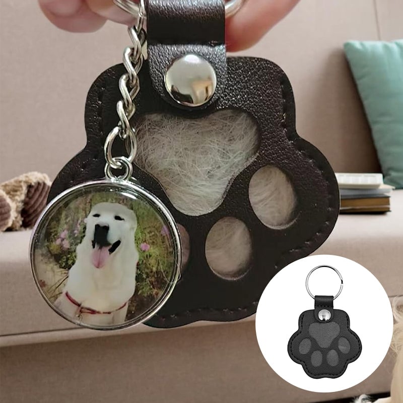 Pet Memorial Engraved Keychain