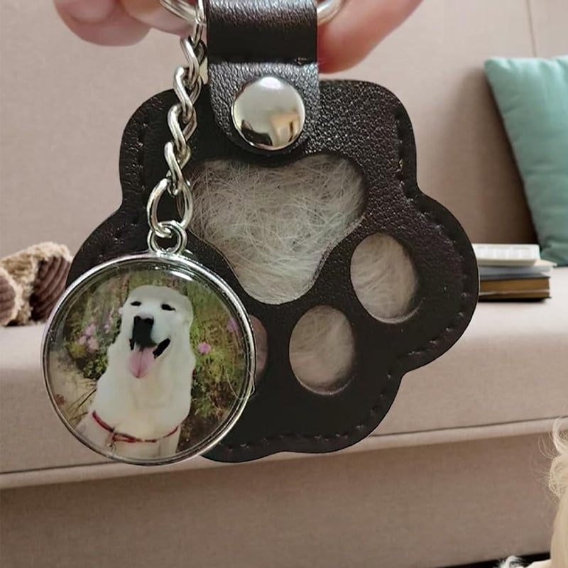 Pet Memorial Engraved Keychain
