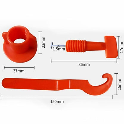 Premium Adjustable Tile Leveling System Kit 50 Pieces