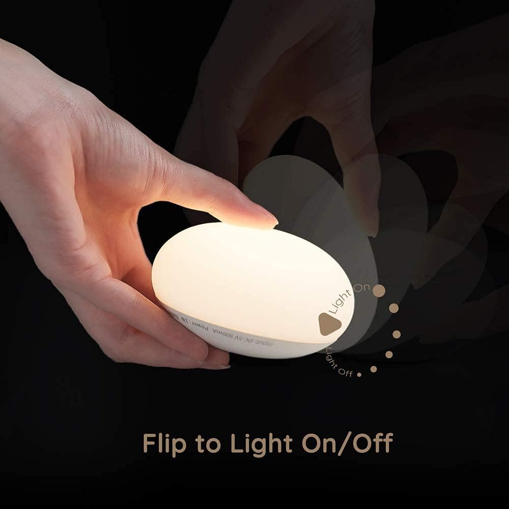 Gentle Nursing Night Lamp | Soft Silicone Baby Nightlight