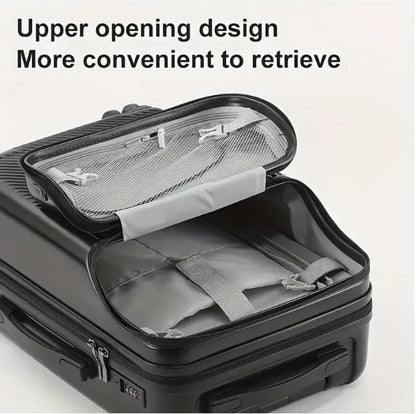 Durable Hardside Carry On Suitcase with USB Charger & Lock