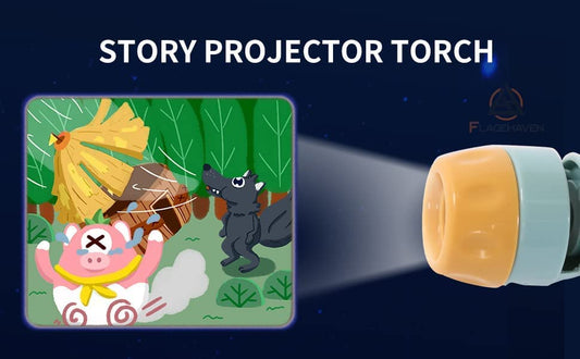 Bedtime Flashlight Story Projector - Fesara