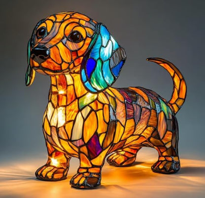 Heartwarming Dog Memorial Lamp