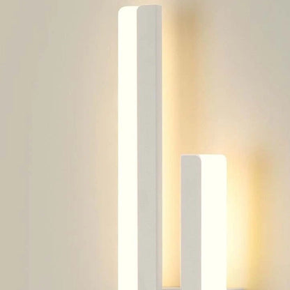 Slim LED Wall Light with Bright Vertical Stripes