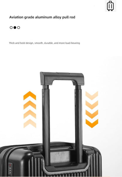 Durable Hardside Carry On Suitcase with USB Charger & Lock