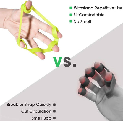 Compact 6pc Finger Exerciser Grip Strengthener Set