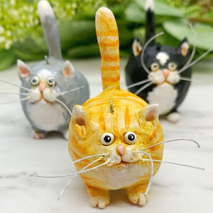 Personalized Handmade Kitty Xmas Tree Decoration