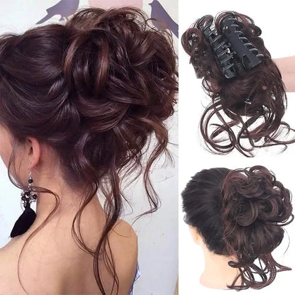 Fesara | Bouncy Bun Hair Extension - Easy Clip in Hairpiece