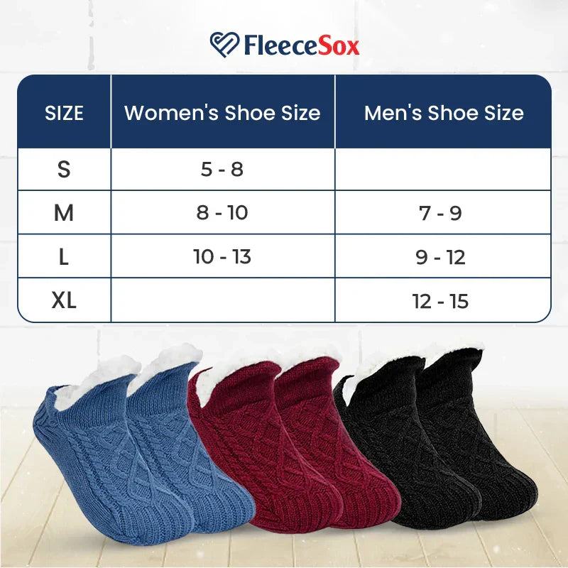 Warm Cozy Grip Slippers Socks