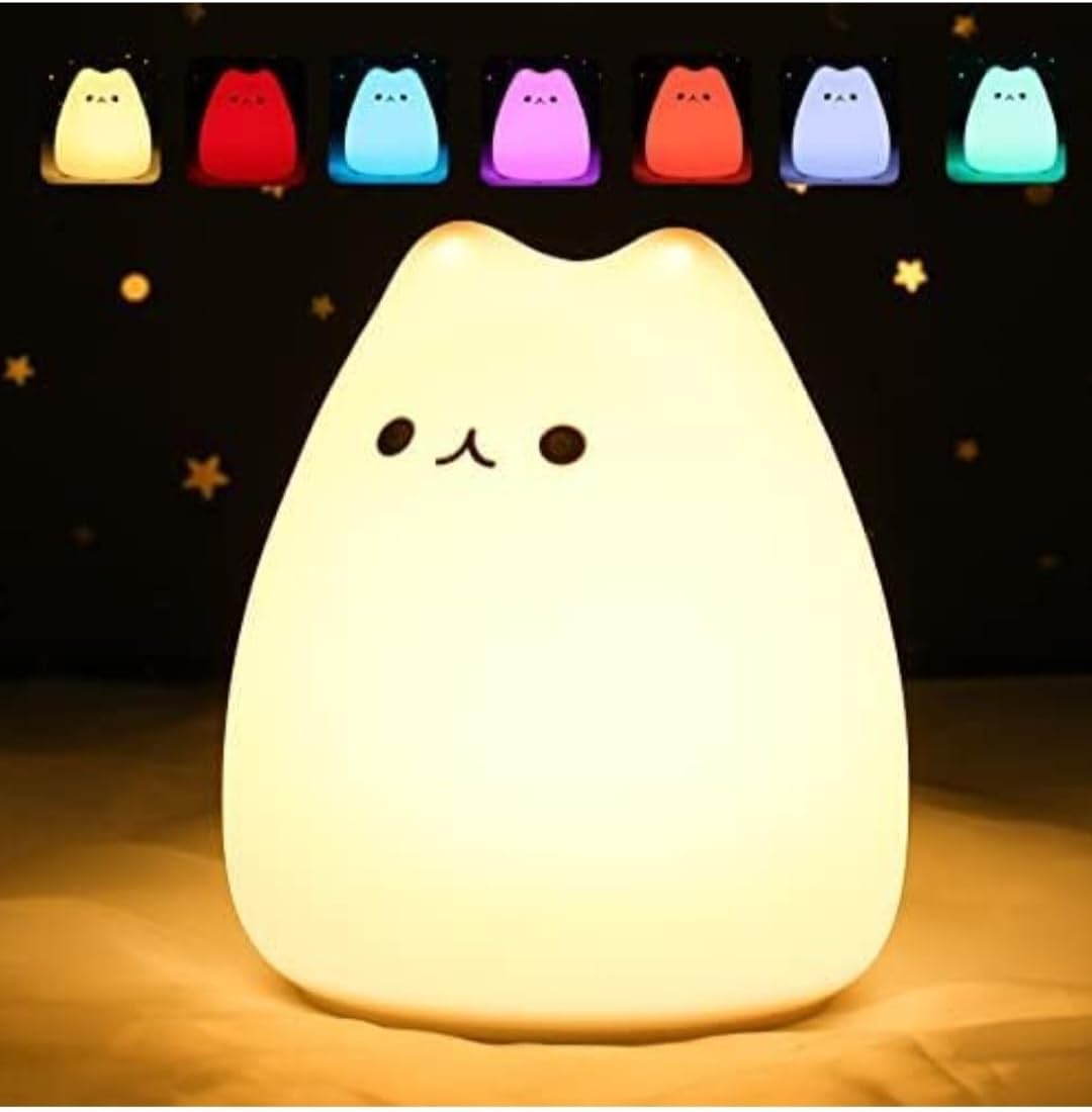 Cute Kids Nightlight Dreamy Kitty