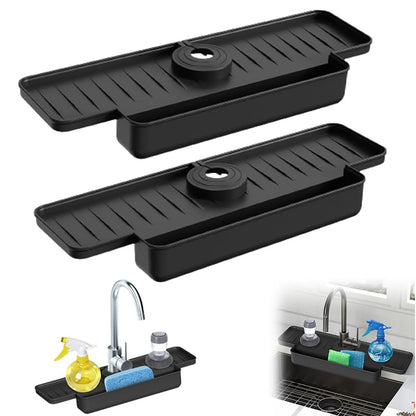 Compact Sink Storage Rack Shelf Organizer - Fesara