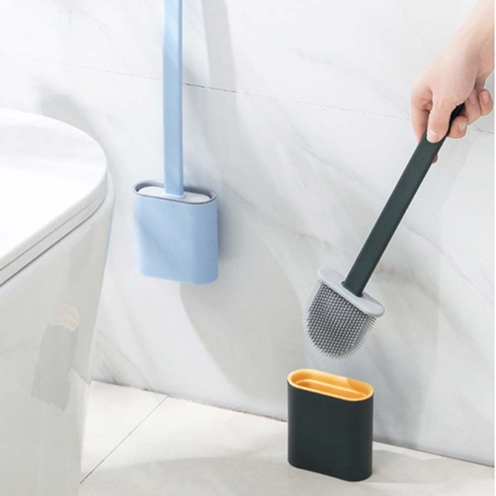 Easy Clean Toilet Silicone Brush Scrubber