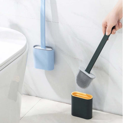 Easy Clean Toilet Silicone Brush Scrubber