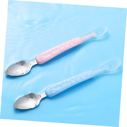 Soft Baby Silicone Spoon Set