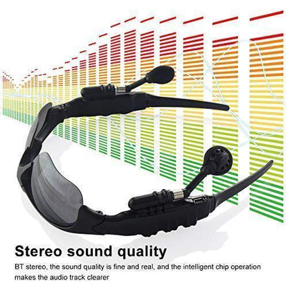 Sleek Athletic Polarized Sunglasses with Bluetooth