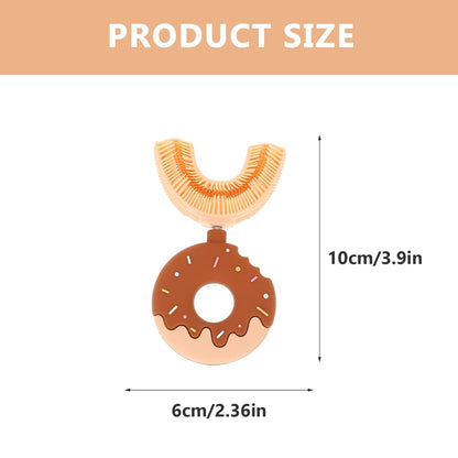 Soft U-Shaped Baby Toothbrush Donut Silicone Toothbrush