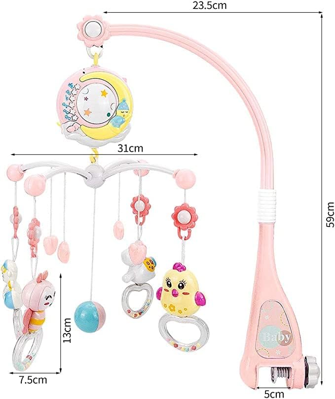 Soothing Baby Mobile with Music and Night Light