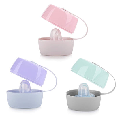 Pacifier Storage Container with Lid - Sanitary Case