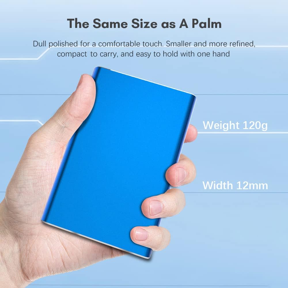 Compact 1TB USB 3.0 External Hard Drive