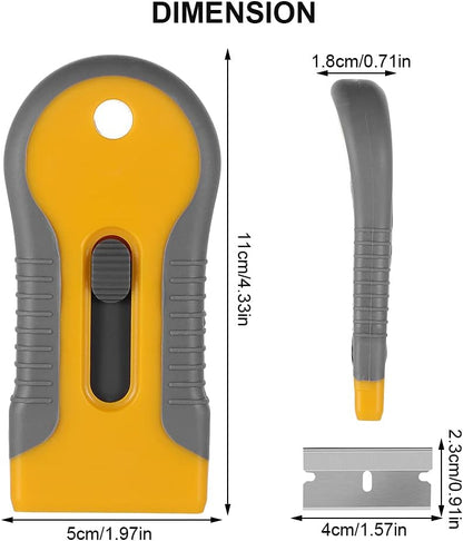 Fesara Hob Scraper - Heavy Duty Razor Blade Cleaner Kit