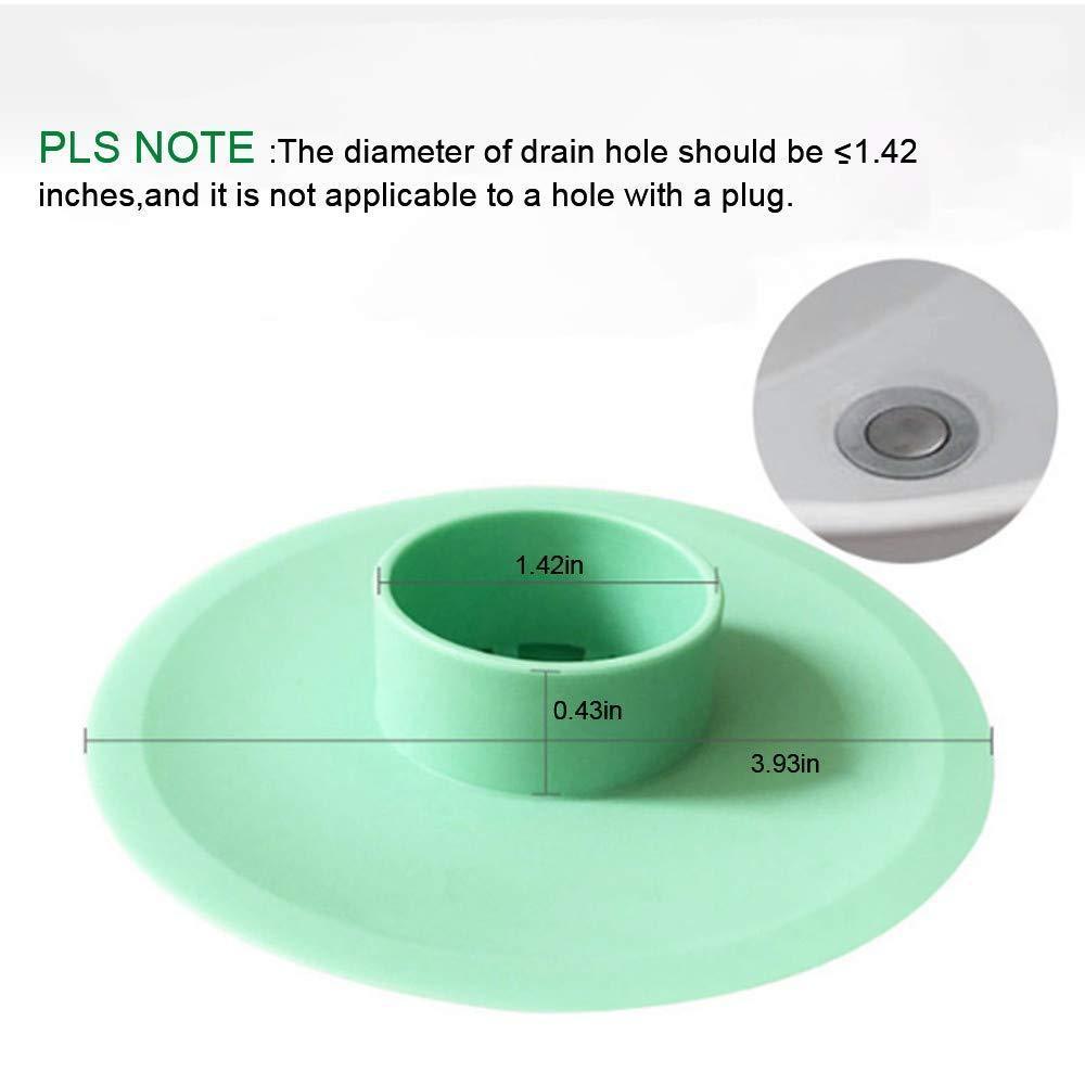 Bathtub Drain Stopper with Hair Catcher Strainer