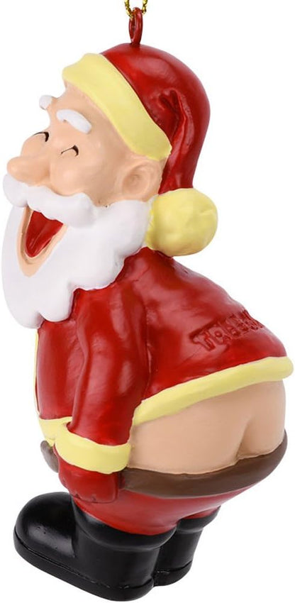 Quirky Santa Christmas Tree Ornament
