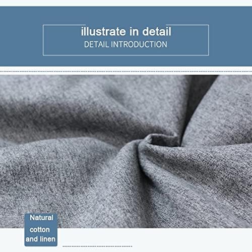 Plush Linen Bean Bag Chair - Soft Relaxing Seating