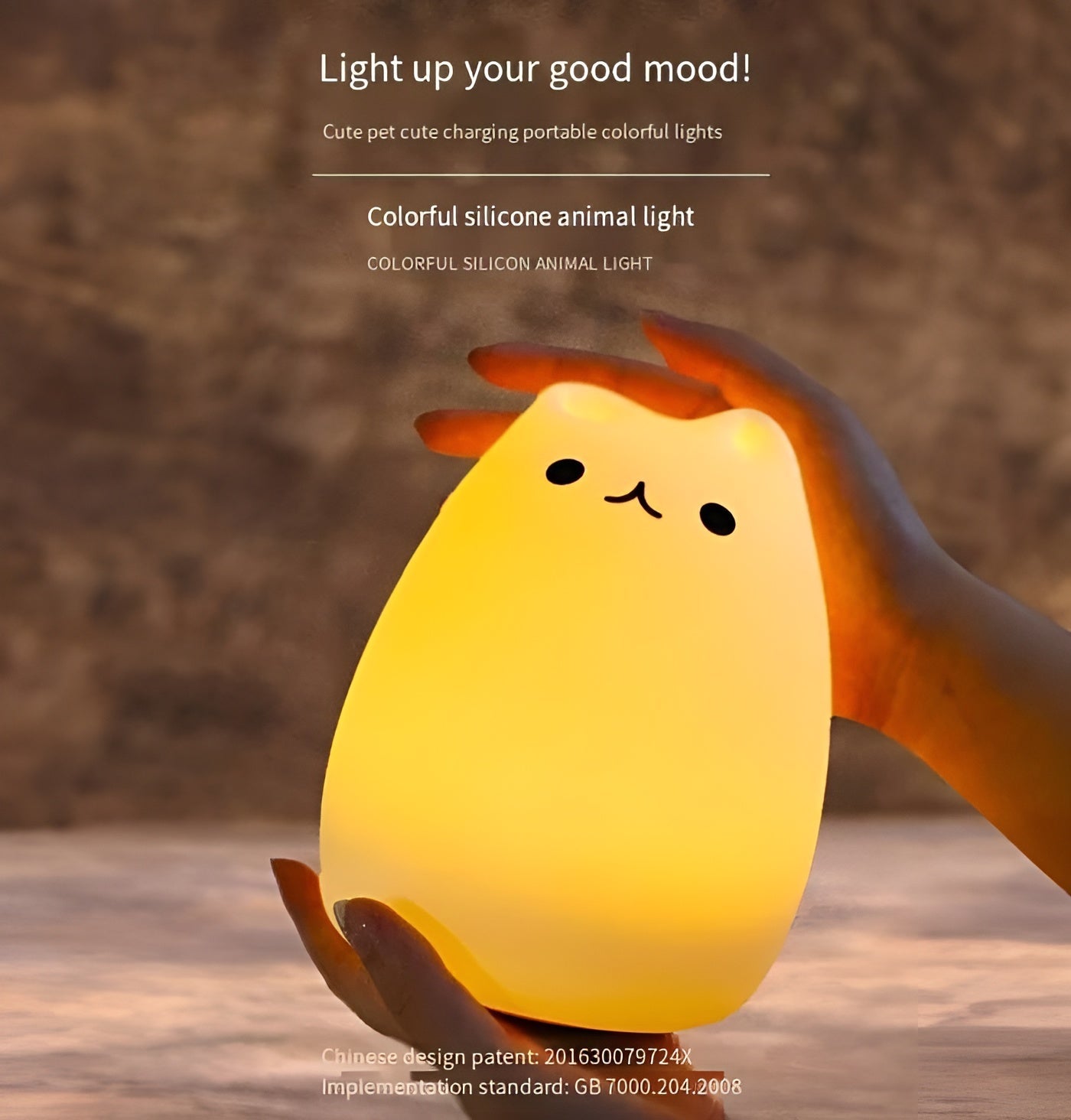 Cute Kids Nightlight Dreamy Kitty